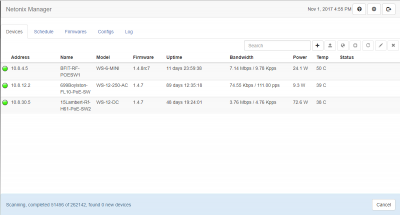 Netonix Manager Starting second scan has zeroed scan counter for scan in progress.PNG